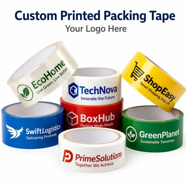 Custom Printed Packing Tape (Logo & QR Code Packaging Tape)
