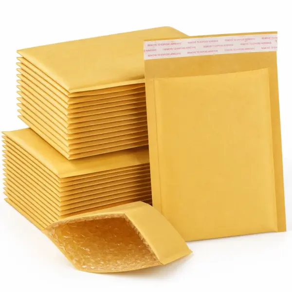 Custom Kraft Bubble Mailers (Padded Kraft Shipping Envelopes)