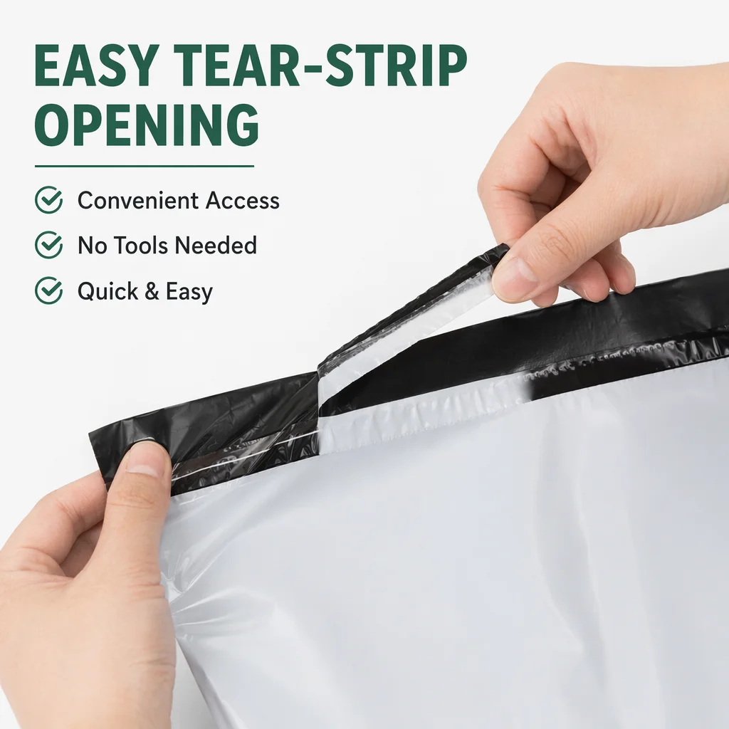 Heavy-Duty Poly Mailer Bags (Thickened Courier Shipping Bags) - Image 3
