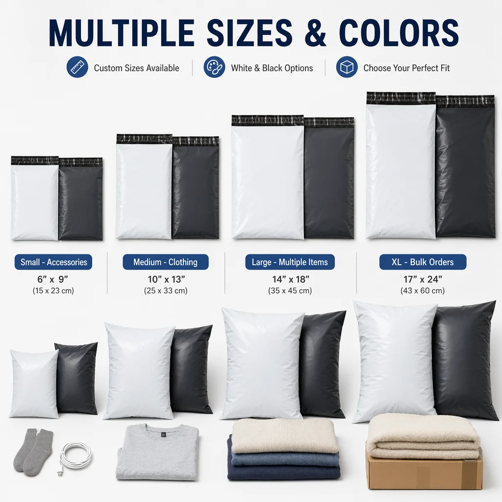 Heavy-Duty Poly Mailer Bags (Thickened Courier Shipping Bags) - Image 6